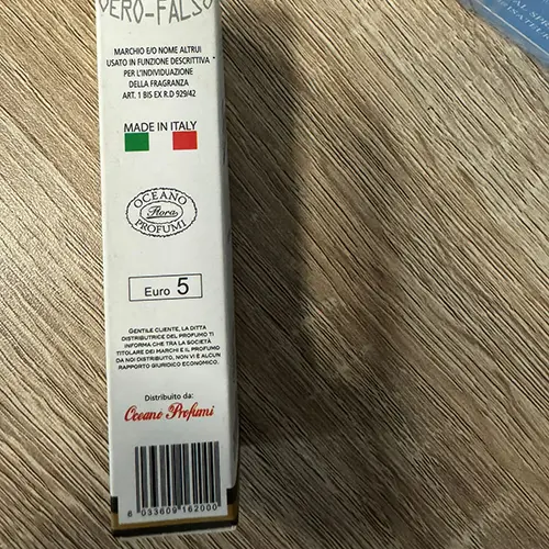 Photo de l’avis officiel: Oceano Profumi Flora Eau de toilette — risque: Risque chimique