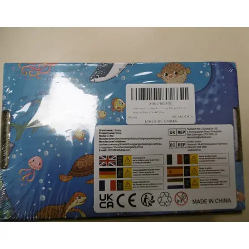 Photo de l’avis officiel: Ltteaou Blue ocean Slime Kit Jeu de slime de jouet — risque: Risque chimique
