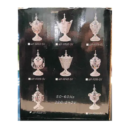 Photo from the official notice: AMIR’S Deco Bruleur d'encens électrique de luxe electric incense burner — electric shock & fire risk