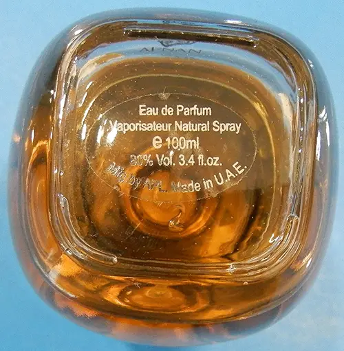 Photo de l’avis officiel: AFNAN RARE CARBON Parfum — risque: Risque chimique