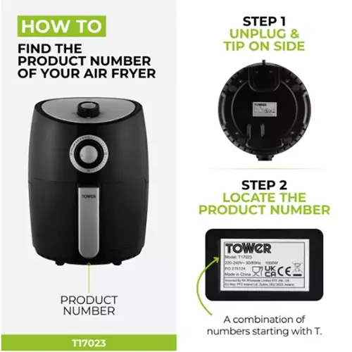 Foto do aviso oficial: Tower Vortx 2.2L Manual Air Fryer, Vortx 4L Manual Air Fryer - Black, Vortx 4L Digital Air Fryer Fritadeira a  — risco: Queimaduras & Choque elétrico