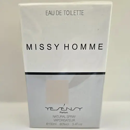 Photo de l’avis officiel: Yesensy Parfum Missy Homme Eau de toilette — risque: Risque chimique
