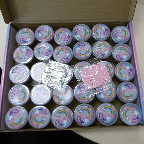 Photo de l’avis officiel: Slime Kit 30 PCS Kit de slime de jouet — risque: Risque chimique