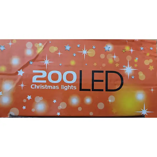 Photo de l’avis officiel: 200 LED Christmas lights Chaîne d'éclairage — risque: Choc électrique
