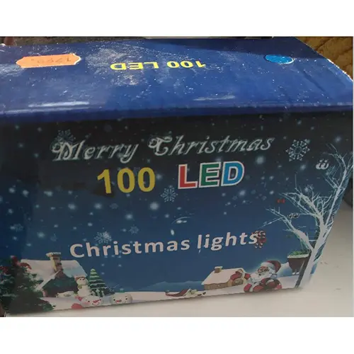 Photo de l’avis officiel: Christmas lights Chaîne d'éclairage — risque: Choc électrique (SR/02730/25)