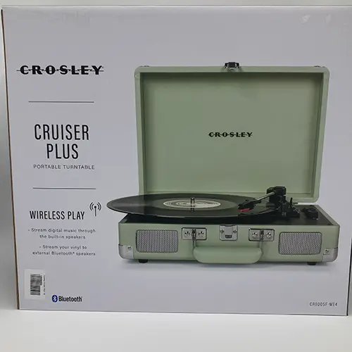 Photo from the official notice: Crosley Cruiser Plus turntable — environment risk