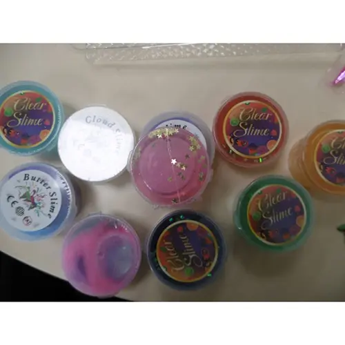 Photo de l’avis officiel: Clear Slime, Cloud Slime, Butter Slime Kit de slime de jouet — risque: Risque chimique