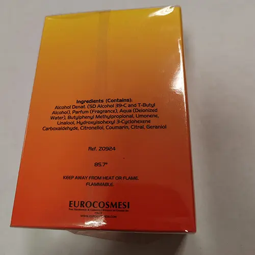 Photo de l’avis officiel: Byblos Energy Eau de toilette — risque: Risque chimique