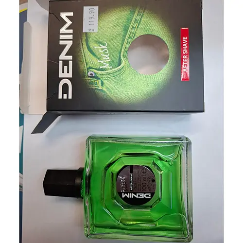 Foto do aviso oficial: DENIM Denim Musk Aftershave — risco: Químico (SR/02799/25)