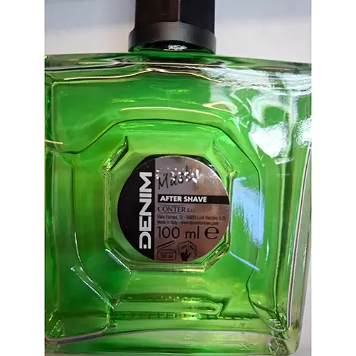 Foto do aviso oficial: DENIM Denim Musk Aftershave — risco: Químico (SR/02799/25)