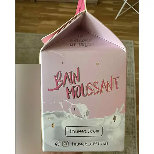 Photo de l’avis officiel: inuwet Vegan Poetic Beauty Mousse de bain — risque: Risque chimique