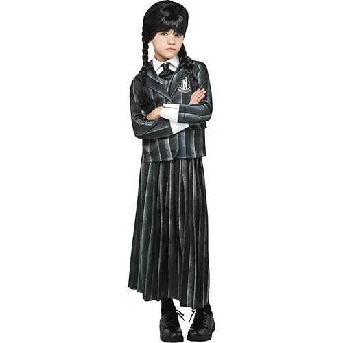 Foto aus der offiziellen Meldung: MGM-MERCREDI Déguisement "Wednesday Addams" Fancy-Kostüm — Risiko: Chemikalie