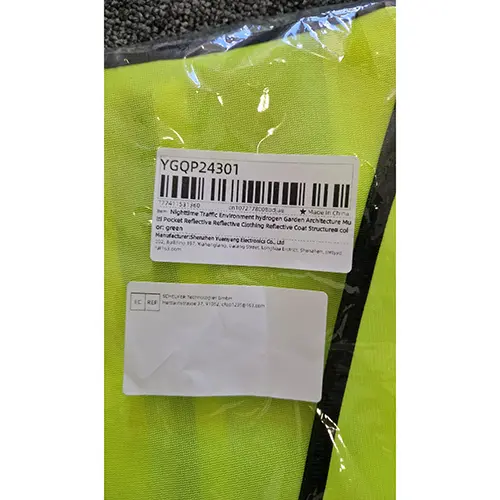 Foto del aviso oficial: Nighttime Traffic Environment hydrogen Garden Architecture Chaleco de seguridad — riesgo: Lesiones