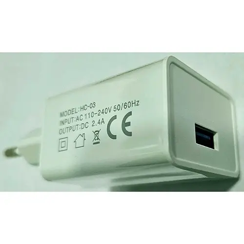 Foto do aviso oficial: EZRA Home charger Adaptador de viagem — risco: Choque elétrico