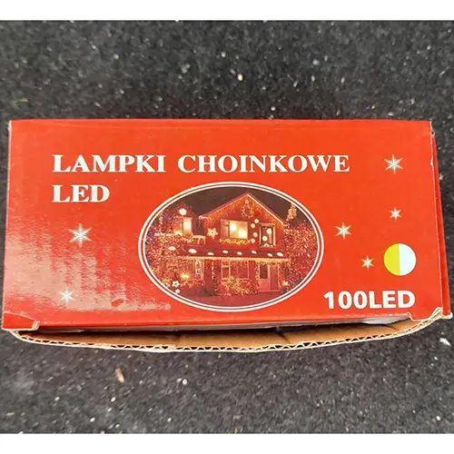 Photo de l’avis officiel: Lampki Choinkowe LED Chaîne d'éclairage — risque: Choc électrique (SR/02984/25)