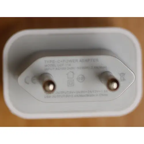 Foto do aviso oficial: HAOJUE CHARGER Adaptador — risco: Choque elétrico