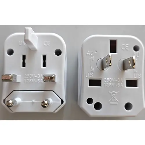 Foto do aviso oficial: X-start CONVERSION PLUG Adaptador de viagem — risco: Choque elétrico
