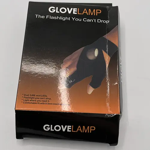 Foto do aviso oficial: GLOVELAMP Luva — risco: Ambiente