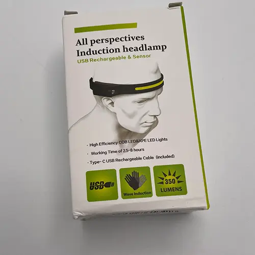 Photo from the official notice: 230° Head lamp ULTRA — environment risk