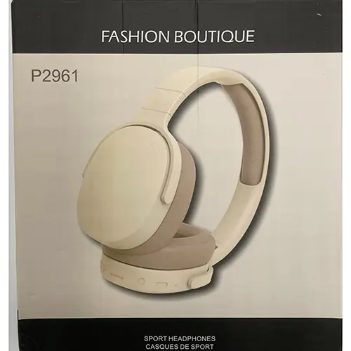 Photo de l’avis officiel: Fashion Boutique Over Ear Wireless Bluetooth Headphones Écouteurs — risque: Environnement