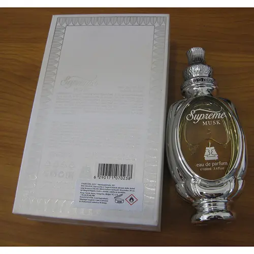 Photo de l’avis officiel: Bait Al Bakhoor Supreme Musk Parfum — risque: Risque chimique