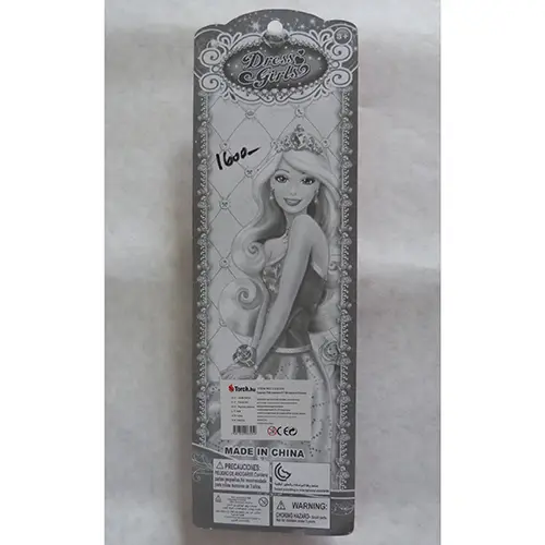 Foto do aviso oficial: Dress Girls játék baba Boneca de plástico — risco: Químico