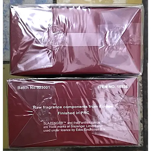 Photo de l’avis officiel: Slazenger Red Men Eau de toilette — risque: Risque chimique