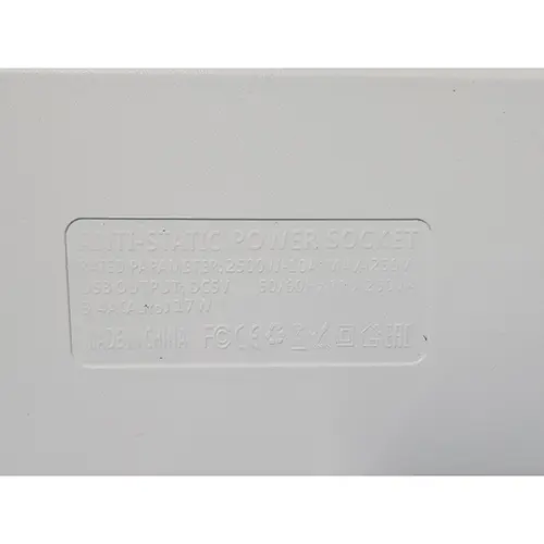 Foto do aviso oficial: Power Socket HOSPAOP ANTI-STATIC POWER SOCKET, POWER SOCKET Chumbo da extensão — risco: Incêndio