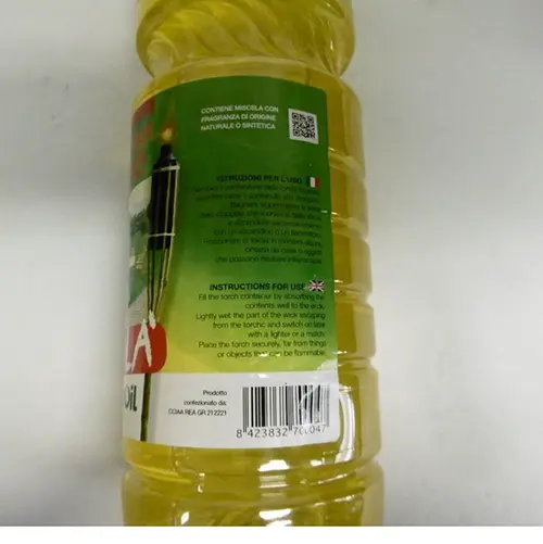 Foto dell’avviso ufficiale: ZANZALA Ollio Per Torce alla Citronella Olio della lampada — rischio: Rischio chimico