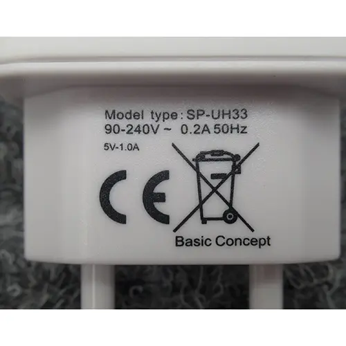 Photo de l’avis officiel: Redcube redcube Chargeur USB — risque: Choc électrique