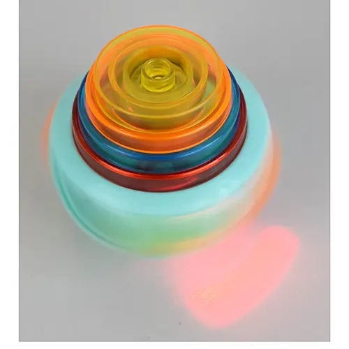 Foto uit de officiële melding: Color Luminous Music Rotating Gyroscope Roterend speelgoed — risico: Verstikking door inslikken