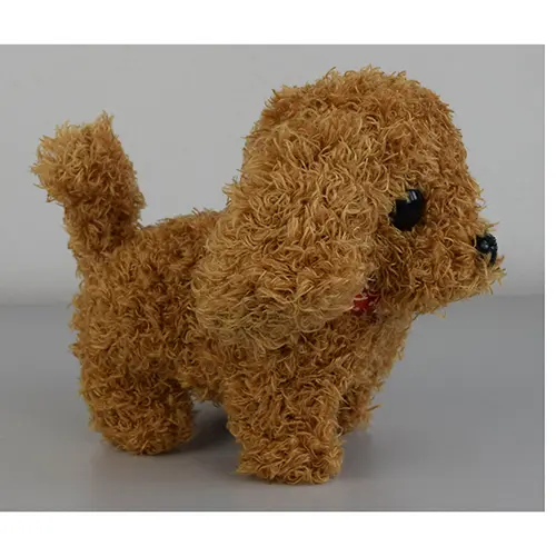 Foto aus der offiziellen Meldung: Electronic Walking and Barking Plush Dog Plüschtier — Risiko: Ersticken