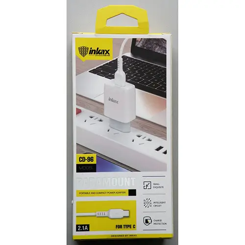Foto do aviso oficial: INKAX PORTABLE AND COMPACT POWER ADAPTER Carregador USB — risco: Choque elétrico