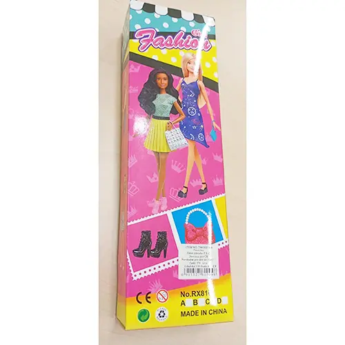 Foto do aviso oficial: Fashion Girl Boneca de plástico — risco: Químico (SR/03051/25)