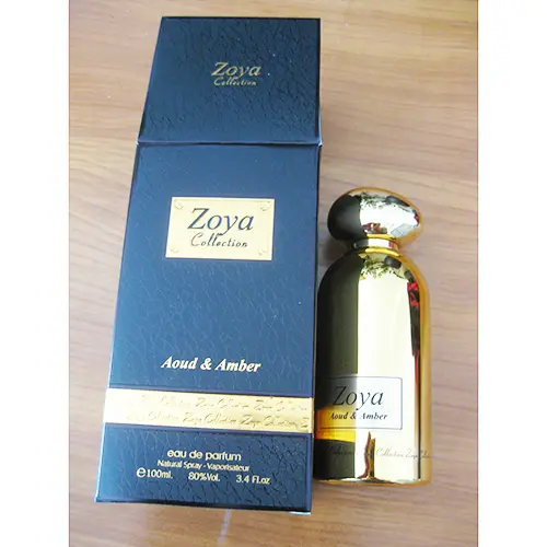 Photo de l’avis officiel: Zoya Collection Aoud &amp; Amber Parfum — risque: Risque chimique