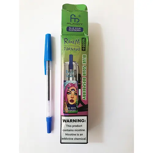 Photo de l’avis officiel: FUMOT® RandM Tornado 10000 Cigarette électronique jetable — risque: Risque chimique