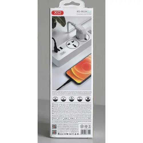 Foto do aviso oficial: XO Extension cord socket Chumbo da extensão — risco: Choque elétrico