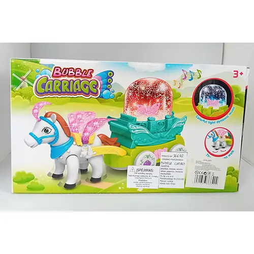 Photo from the official notice: Bubble Carriage plastic toy — choking risk
