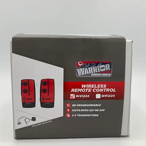 Photo from the official notice: Warrior Wireless remote control — environment risk