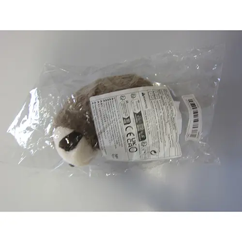 Foto do aviso oficial: Faultier Brinquedo macio — risco: Engasgamento