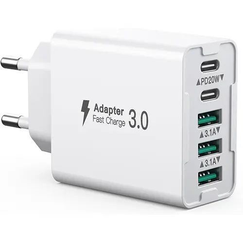 Foto aus der offiziellen Meldung: HONGYEE Adapter Fast Charge 3.0 USB-Ladegerät — Risiko: Elektrischer Schlag & Feuer