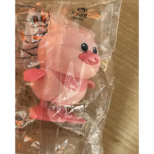 Foto do aviso oficial: Brinquedo de plástico — risco: Engasgamento (SR/03165/25)