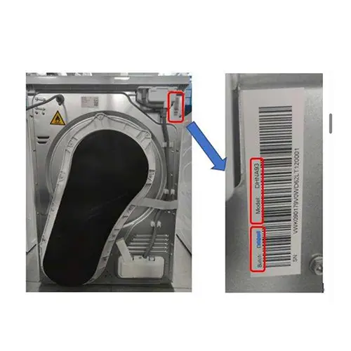 Photo from the official notice: Gorenje Tumble dryer — fire risk