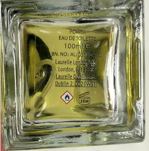 Photo de l’avis officiel: Lacura Power for Men Eau de toilette — risque: Risque chimique