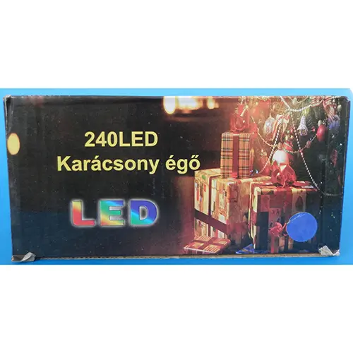 Photo de l’avis officiel: 240LED Karácsony égo Chaîne d'éclairage — risque: Choc électrique