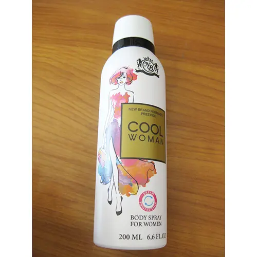 Photo de l’avis officiel: New Brand Perfumes Prestige Prestige Spray pour le corps — risque: Risque chimique