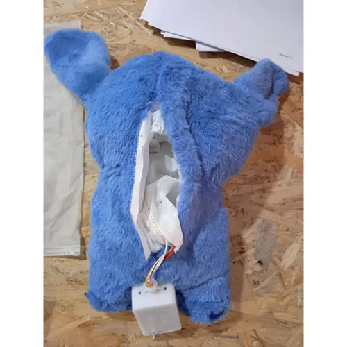 Photo from the official notice: Soft toy — choking & strangulation risk (SR/03184/25)