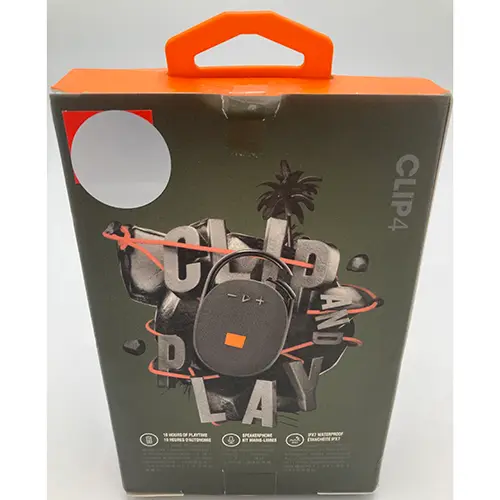 Foto dell’avviso ufficiale: !JBL (counterfeit) Clip 4 Oratore — rischio: Rischio chimico & Ambiente