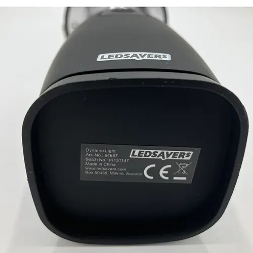 Foto dell’avviso ufficiale: LedSavers Camping Light Dynamo &amp; Solar Lanterna da campeggio — rischio: Ambiente