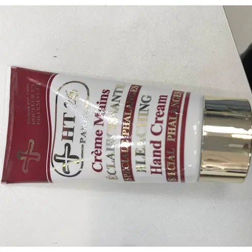 Photo de l’avis officiel: HT26 Paris Crèmes mains éclaicissante - special phalanges Crème éclaircissante pour la peau — risque: Risque chimique